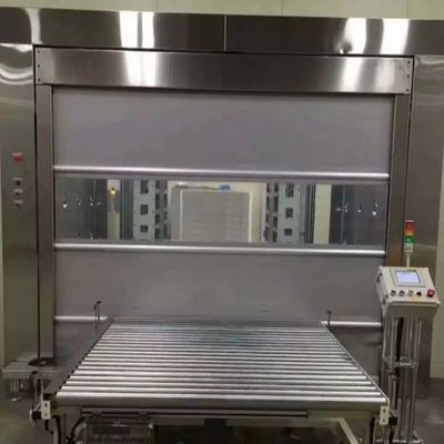 304 Stal nierdzewna Składane rolety drzwi zewnętrzne / wewnętrzne