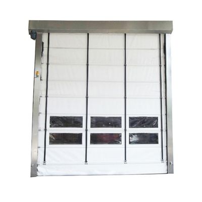 304 ze stali nierdzewnej / aluminium zewnętrzne drzwi z szybkim roletem 8000mm*8000mm